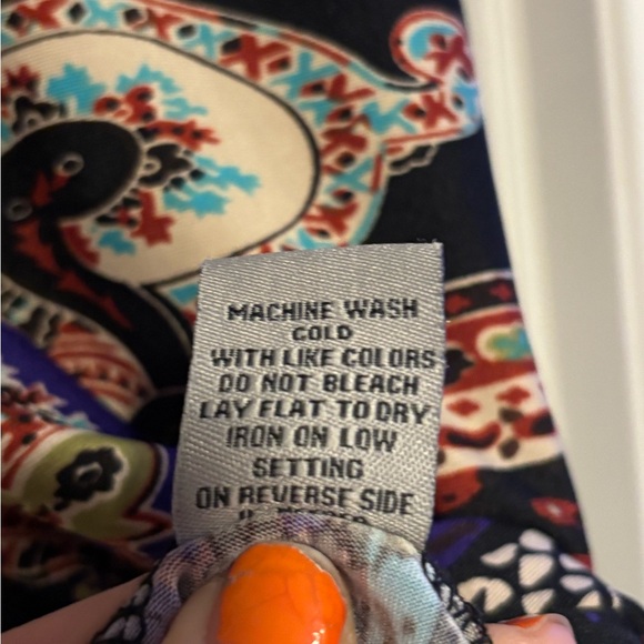 Bailey Blue Multicolor Paisley Tunic - Picture 4 of 7